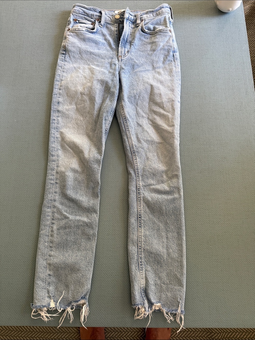 Agolde Light Wash Blue Jeans